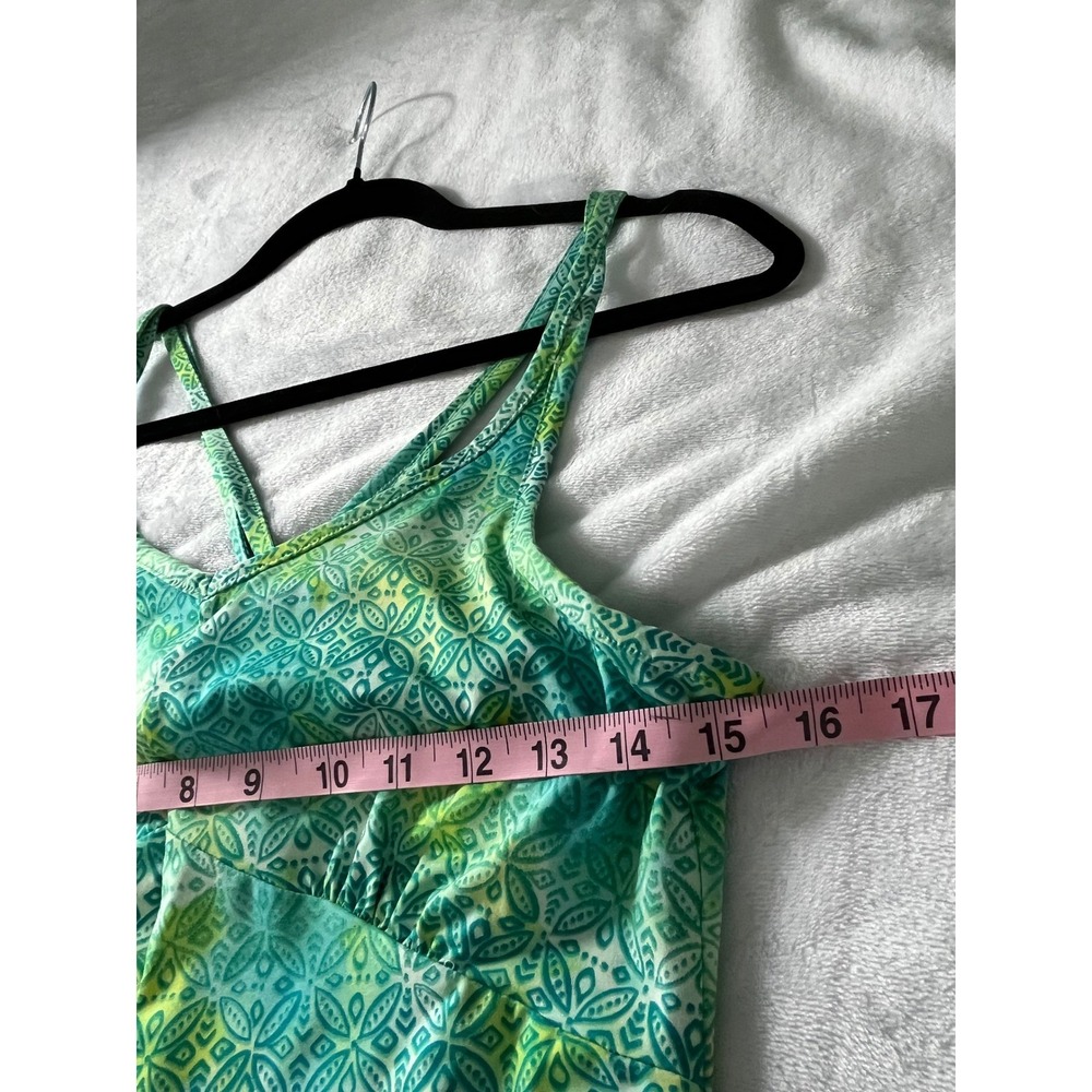 ExOfficio‎ Travel Dress Womens XS Green Excellent Geometric Quick Dry Stretch - Picture 4 of 10